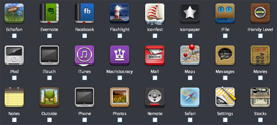 40 icônes iPhone/iPad