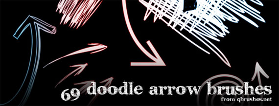 69 brushes "Doodle arrow"