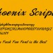 Font "Phoenix"