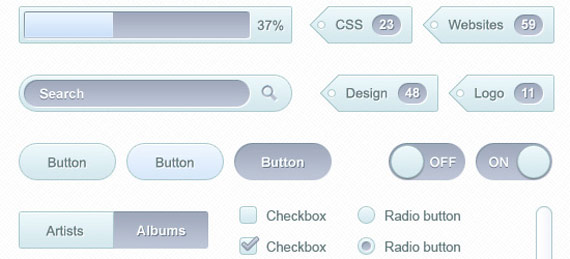 PSD kit interface utilisateur