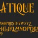 Fonts "Ornatique"