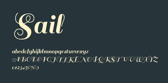 Fonts "Sail"